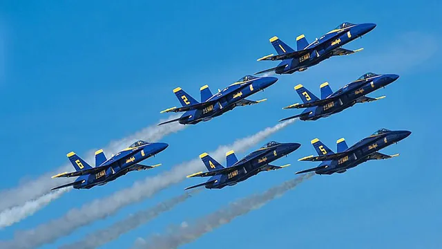 blue angels airshow orange beach best view from water