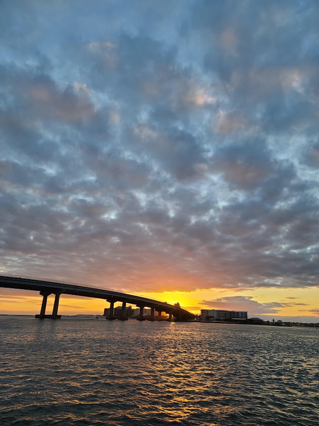 sunset in february