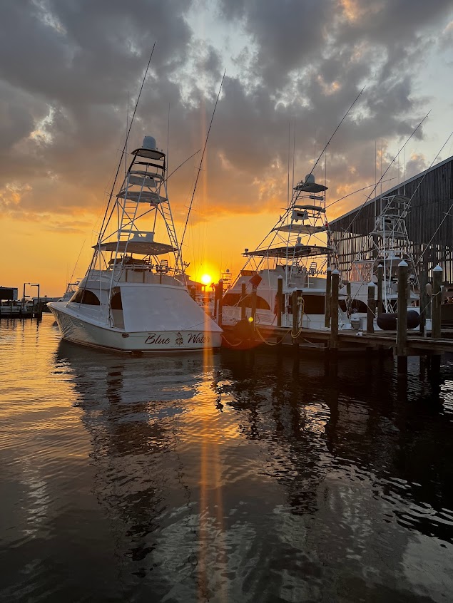 september sunset in orange beach