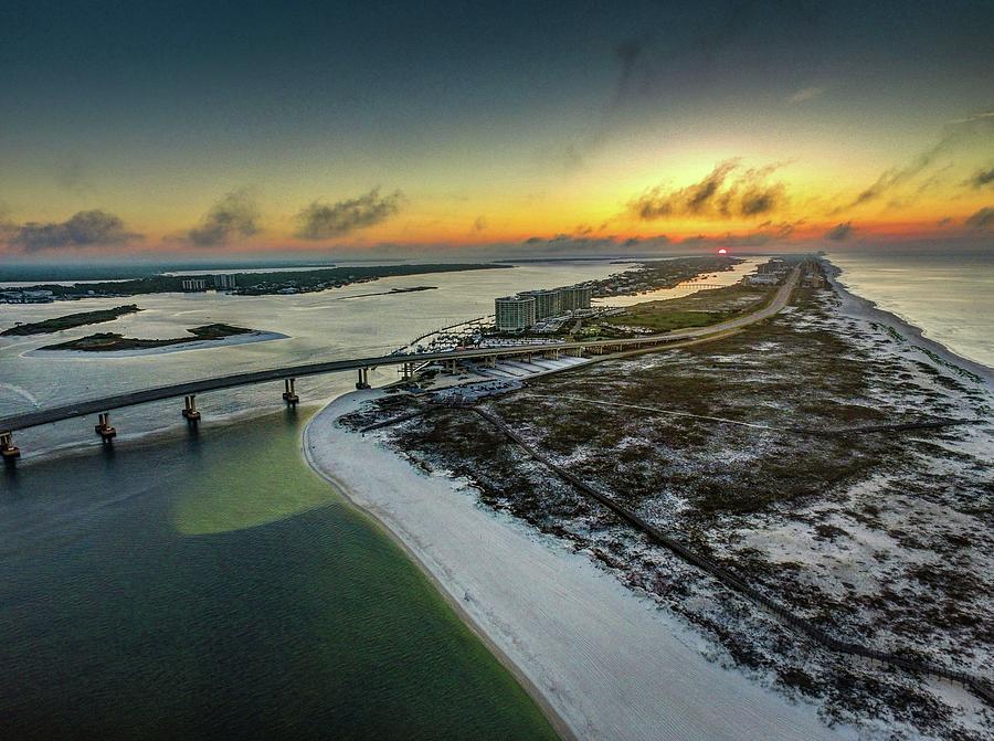 Sunrise in perdido pass